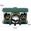 HY-F029 Airplane-shaped Retro Desktop Wall Hanging Decorative Flip Clock(Black)