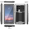 For Samsung Galaxy S25 Ultra 5G R-JUST Sliding Camera Life Waterproof Holder Phone Case(Silver)