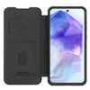 For Samsung Galaxy A56 5G NILLKIN QIN Series Pro Sliding Camera Cover Design Leather Phone Case(Black)