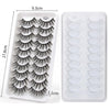 10 Pairs 3D Cat Eye False Eyelashes Naturally Thick And Fluffy Eyelashes(Y602)