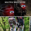 BF-915 Rechargeable 60 Lumen Colorful Light Bicycle Bike Tail Light Helmet Warning Light