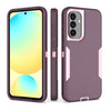 For Samsung Galaxy A36 Magnetic PC Hybrid TPU Phone Case(Purple Red+Pink)