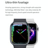 Watch 8 Max 1.85 inch Wireless Charging Bluetooth Call NFC Smartwatch(Blue)