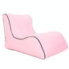 BB1803 Foldable Portable Inflatable Sofa Single Outdoor Inflatable Seat, Size: 90 x 70 x 65cm(Pink)