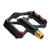 1 Pair B251C Road Bike Carbon Fiber + Titanium Axle Pedals (Black)