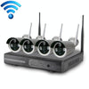 720P HD WiFi Wireless IP Security Camera System with NVR Kit - 4CH