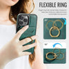 For iPhone 14 Pro DG.MING K1 MagSafe Detachable Wallet RFID Back Cover Phone Case(Green)