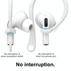 For AirPods 1 / 2 / Pro Anti-lost Silicone Earphone Ear-hook(White)