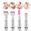 SONAX PRO SN-8933 4 In 1 Electric Women Shaver Multi-Function USB Charge Scraping Knife Hair Removal Device(White)