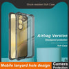 For Samsung Galaxy S25+ 5G imak Shockproof Airbag TPU Phone Case(Transparent Black)