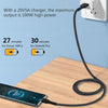 8 Pin 5A Beauty Tattoo USB Charging Cable,Cable Length: 1m(Black)