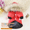 Small Dog Winter Coat with Hood, Green, Size M