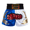 ZhuoAo Muay Thai/Boxing/Sanshou/Fighting Shorts for Men and Women, Size:XXL(Black Waist Stitching)