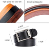 Dandali XX828 Men Casual Retro Pin Buckle Leather Belt Waistband, Length: 110-125cm (Coffee)
