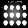 10 PCS 10W Multi-Level Adjust Brightness White Light Makeup Mirror Vanity LED Light Bulb, 120LM 7000K USB Charging Hollywood Style Cosmetic Lighted Bulb Dresser Lamp, Cable Length: 4.6m, DC 5V