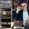 For Samsung Galaxy S25 Ultra 5G CaseMe 013 Multifunctional Horizontal Flip Leather Phone Case(Coffee)