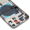 iPhone 13 Pro Max Black Battery Back Cover with Keys & Wireless Charging
