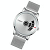 FNGEEN S230 Men Non-Pointer Quartz Watch(White Mash White Steel White Surface)