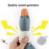 Bite-Resistant Goose Dog Toy - Blue - Plush Squeaky Toy for Dogs