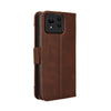 For Asus Zenfone 11 Ultra Skin Feel Calf Texture Card Slots Leather Phone Case(Brown)
