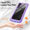 For Samsung Galaxy A56 5G TPU + PC Lens Protection Phone Case(Purple)