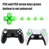 For PS5 Joystick 8pcs /Set Gamepad Metal Buttons Mushroom Head Magnetic Base Cross Keys Accessory Set