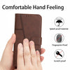 For Samsung Galaxy A36 5G Stitching Calf Texture Buckle Leather Phone Case(Brown)