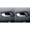 Car Carbon Fiber Door Handle Frame Decorative Sticker for Audi TT 8n 8J MK123 TTRS 2008-2014, Left and Right Drive Universal