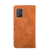 For Asus Zenfone 8 Skin Feel Magnetic Flip Leather Phone Case(Light Brown)