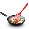6 in 1 Silicone Kitchenware Slotted Spatula Scraper Egg Beater Brush Food Clip Set(Pink)