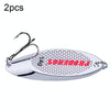 2 PCS 14g PROBEROS DW342 Lure VIB Metal Sequins(Silver)