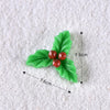 4pcs Christmas Micro Landscape Decorations Resin Craft Gifts Home Decoration Ornaments, Spec: Christmas Fruit No.12