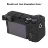 For Sony ILCE-6700 / A6700 Litchi Texture Soft Silicone Protective Case(Black)