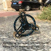 Four Gear Silver Linkage Fidget Spinner Decompression Toy