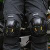SULAITE Motorcycle Protector Rider Wind Warmth Protective Gear Riding Equipment, Colour: Black Knee Pad+Elbow Pad