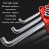 7pcs/set HSD HSS-7 Long Version Short-Side Ball-End Hexagon Wrench Set Tools