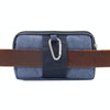 Sports Denim Universal Phone Bag Waist Bag for 5.2 inch or below Smartphones, Size: S (Blue)