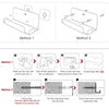 Game Console Wall Storage Bracket Game Console Accessories Storage Rack For Nintendo Switch(Transparent)