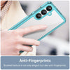 For Samsung Galaxy S25+ 5G Colorful Series Acrylic Hybrid TPU Phone Case(Transparent Blue)