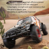 JJR/C Q39C 2.4G Four-wheel Drive High-speed Climbing Carbon Brush Motor RC Desert Off-Road Truck(Red)