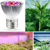 2 PCS LED Plant Growth Lamp Full Spectrum Plant Fill Light Cup, Power: E27 18 Beads