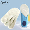 6pairs Children Foam Insoles Soft Breathable Cuttable Sports Insoles Upgrade(24-25)