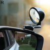 3R-095 Auxiliary Rear View Mirror Car Adjustable Blind Spot Mirror Wide Angle Auxiliary Rear View Side Mirror for Right Mirror(Black)