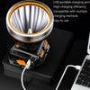 LED Night Fishing Charge Head Light Outdoor Camping Fishing Miner Light Searchlight Head-Mounted Flashlight With Charge Display, Colour: 32 Lamp Beads White Light