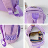 Kindergarten School Bag Children Cute Cartoon Backpack(Pink)