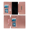 For Samsung Galaxy S25 5G Multifunctional 7-Card Wallet Leather Phone Case(Rose Gold)