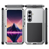For Samsung Galaxy S25 5G Shockproof Life Waterproof Silicone + Zinc Alloy Phone Case(Silver)