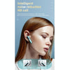 V19S Bluetooth 5.0 Business Style Fingerprint Touch Bluetooth Earphone(Blue)
