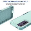 For Samsung Galaxy S24 FE 5G 2 in 1 PC + TPU Phone Case(Light Green)
