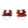 Sequinned Antler Christmas Puppy Hat, S (10-18cm) - Cat/Dog